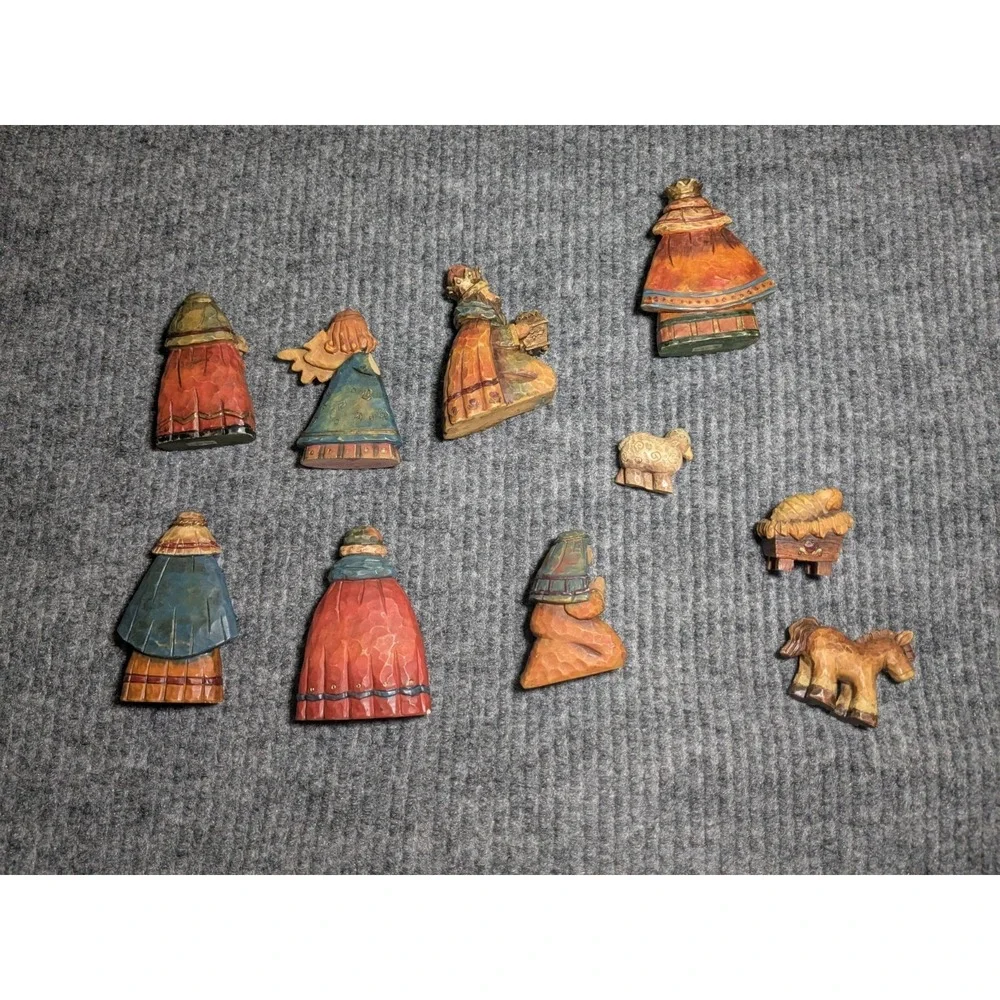 Vintage 2002 Complete Nativity‎ Set